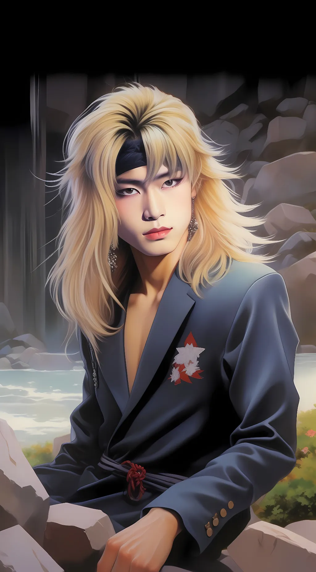 ai character: toshimitsu deyama background