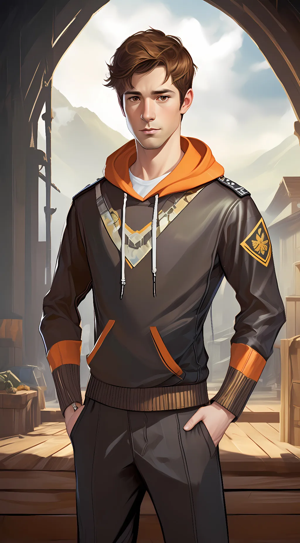 ai character: Noah Thompson background