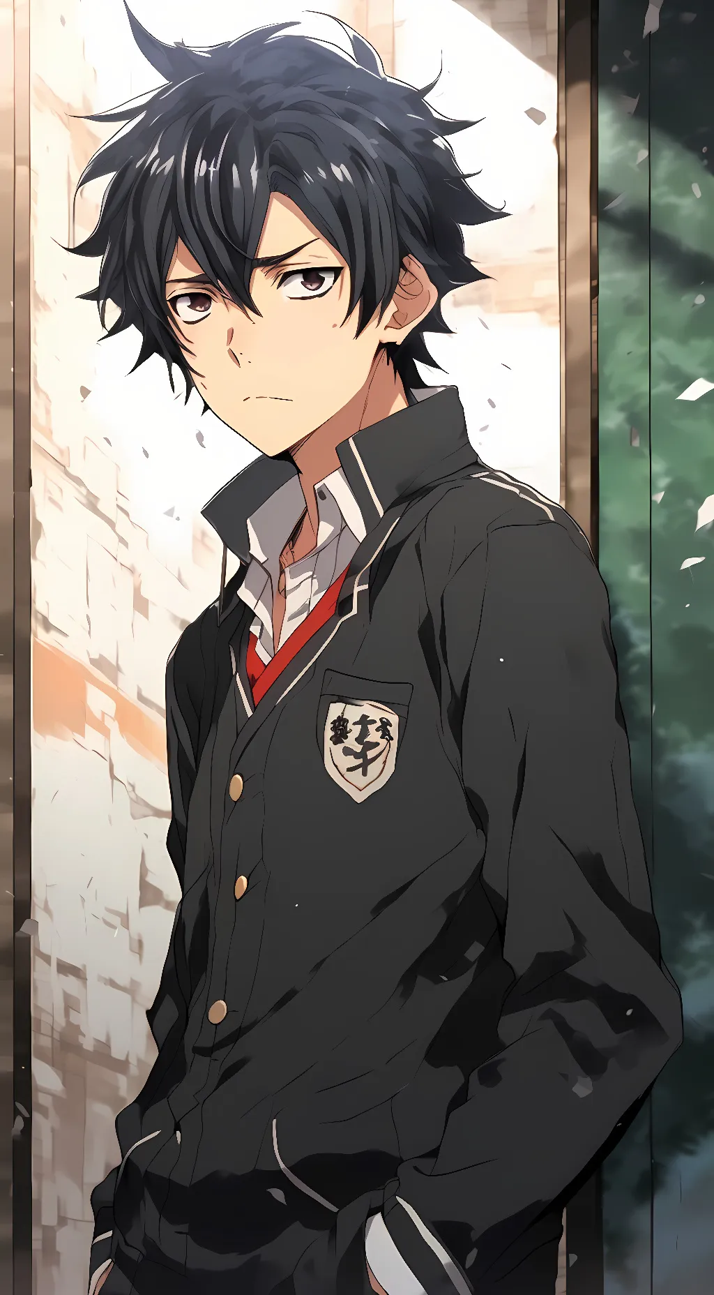 ai character: Hikigaya Hachiman background