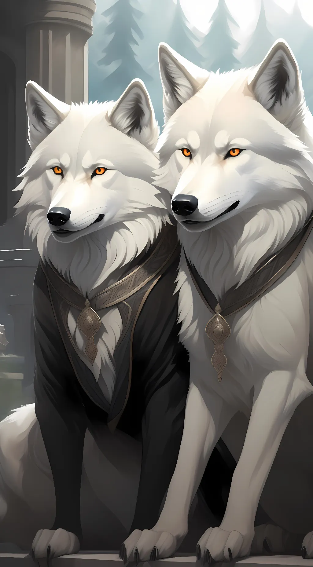 ai character: jacob and mango background