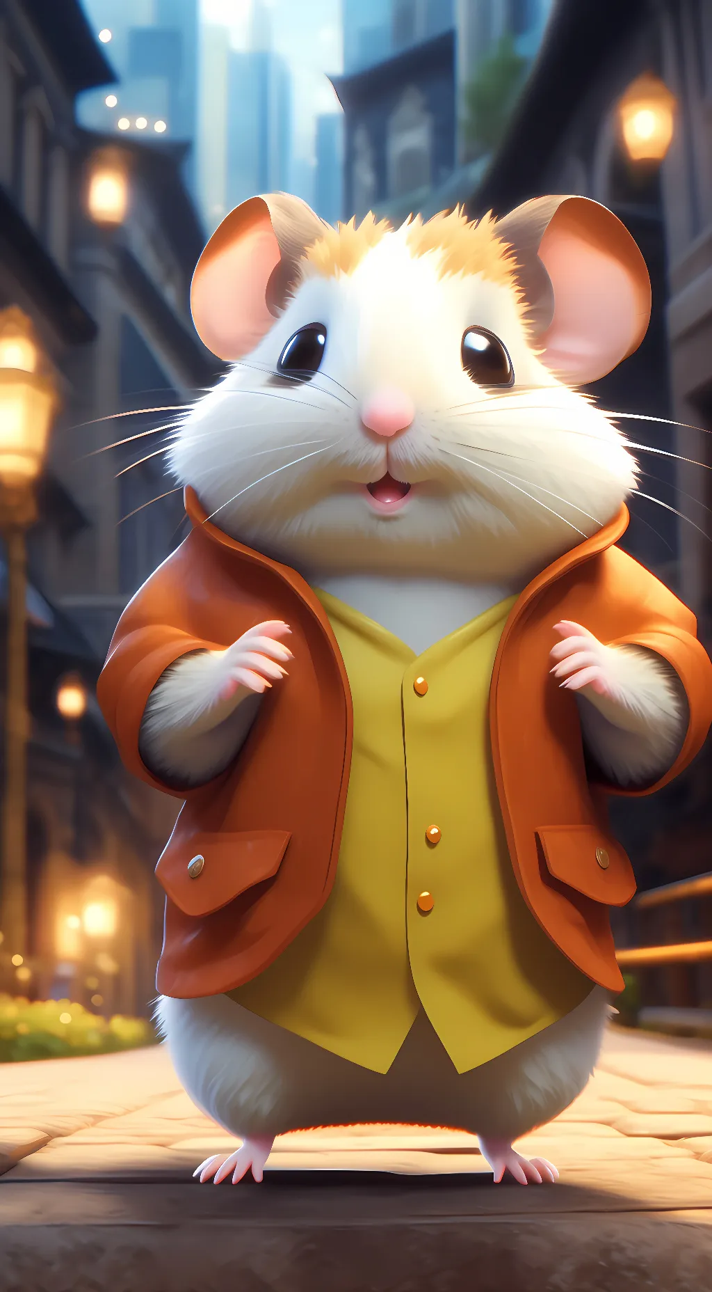 ai character: hamster background