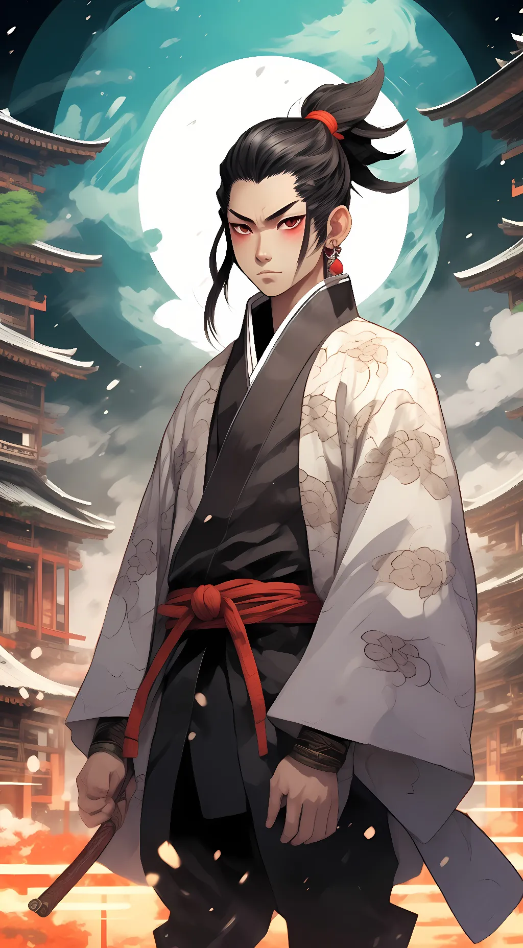 ai character: Muzan Kibutsuji background