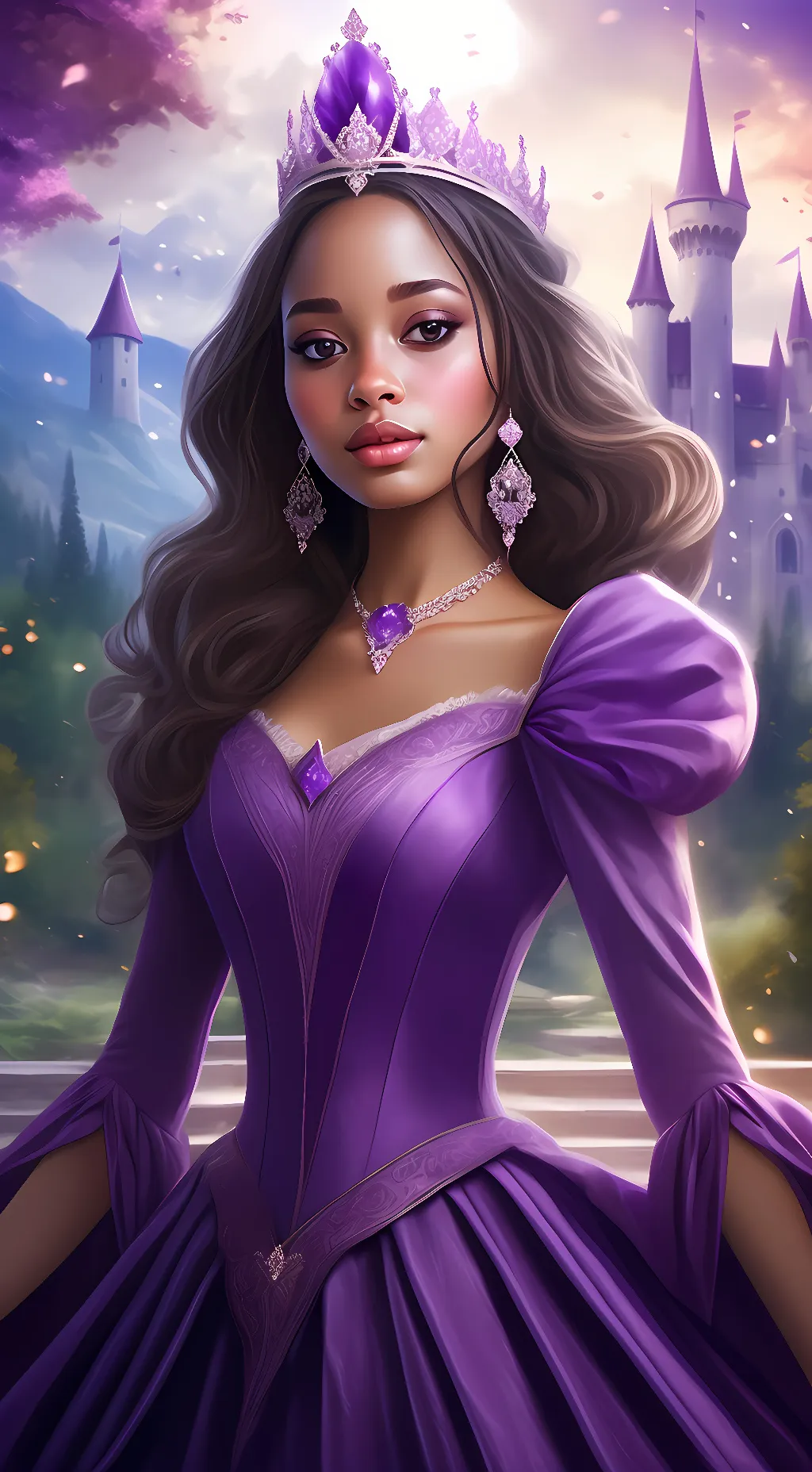 ai character: Princess Nava  background