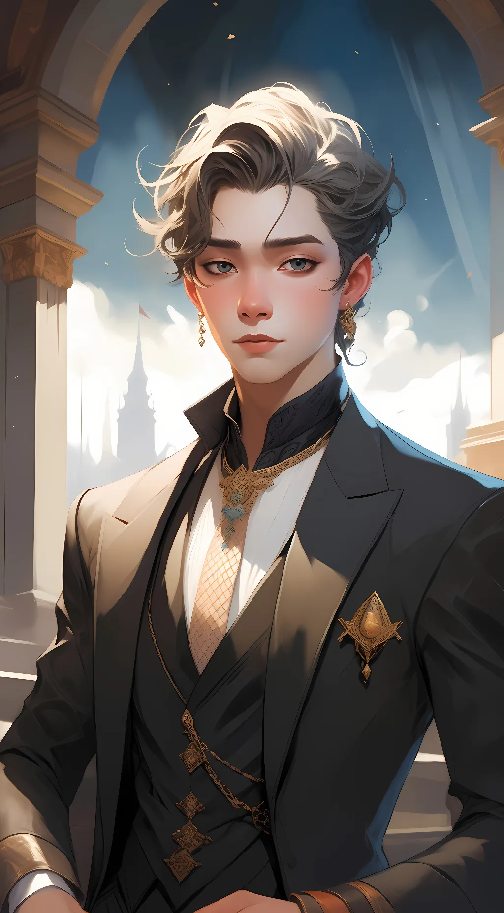 ai character: Alexander  background