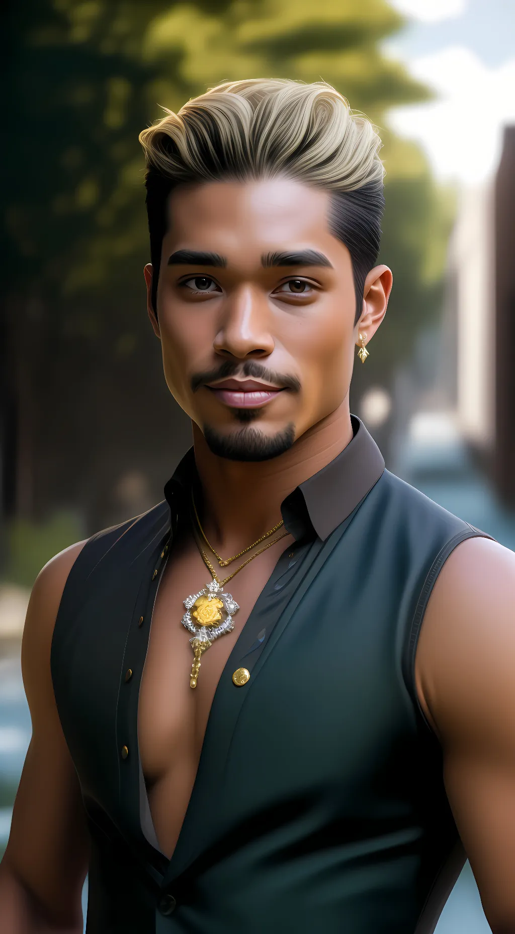 ai character: El caprado background