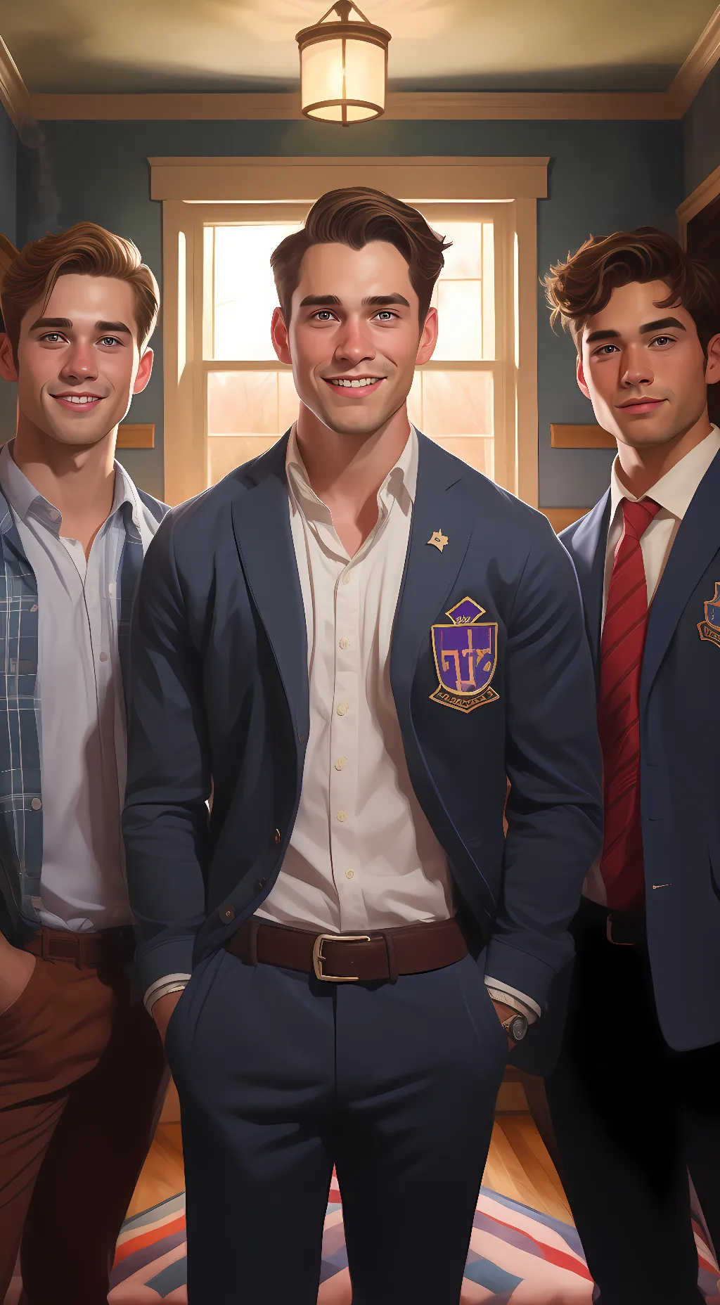 ai character: James, David, Matt background