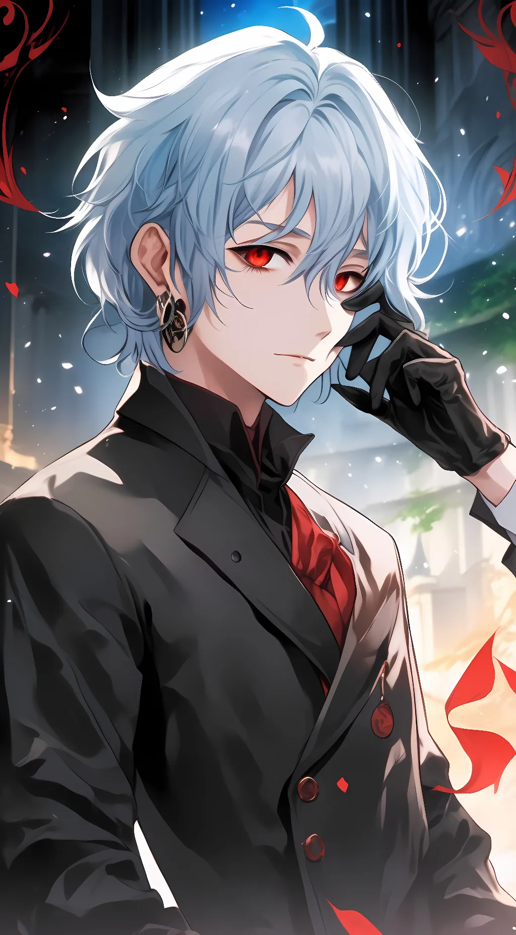 ai character: Tomura Shigaraki  background