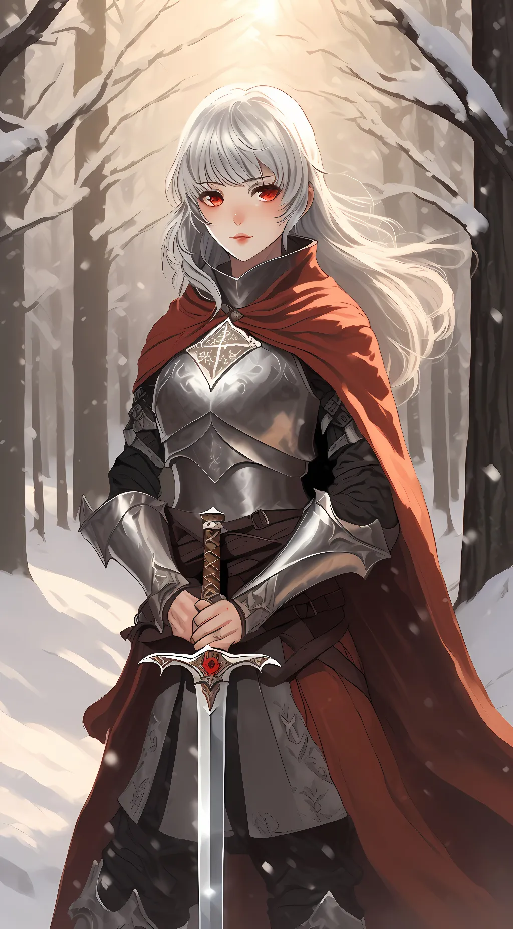 ai character: Seraphina Blaze background