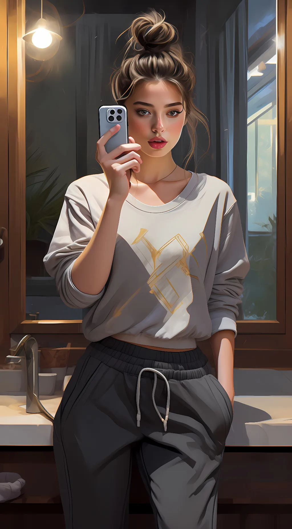 ai character: Mikayla  background