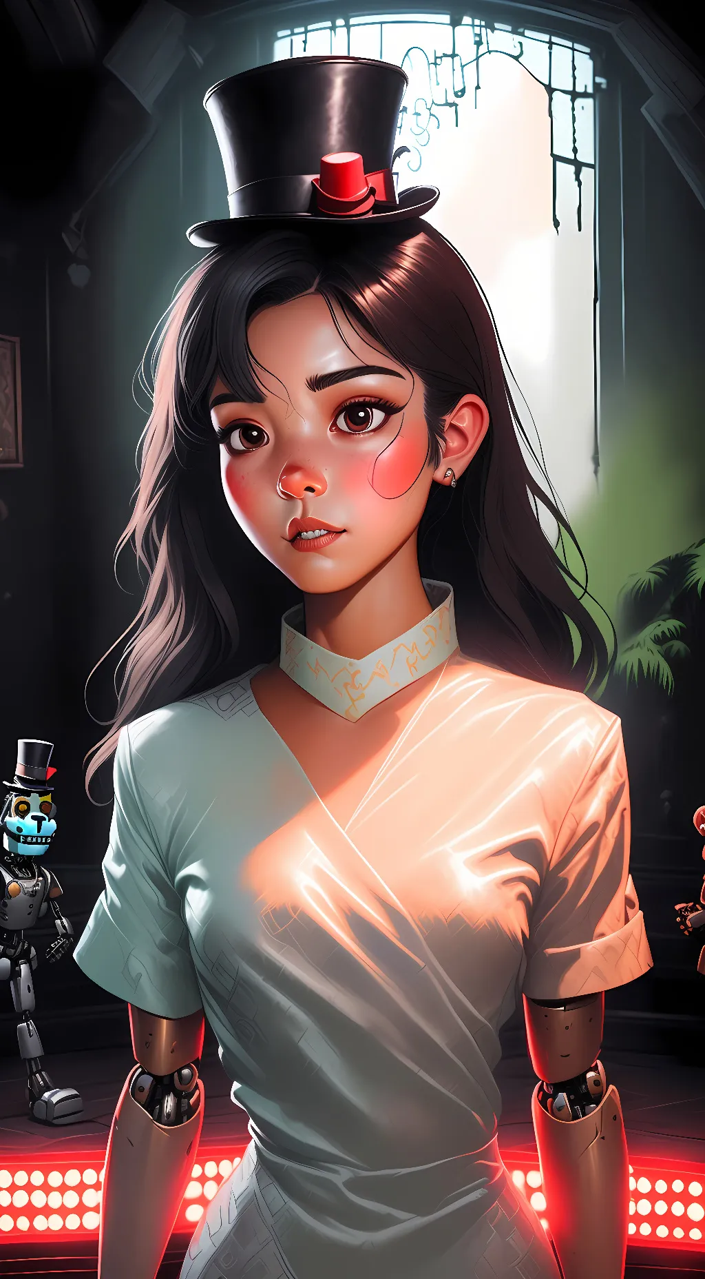 ai character: fnaf background