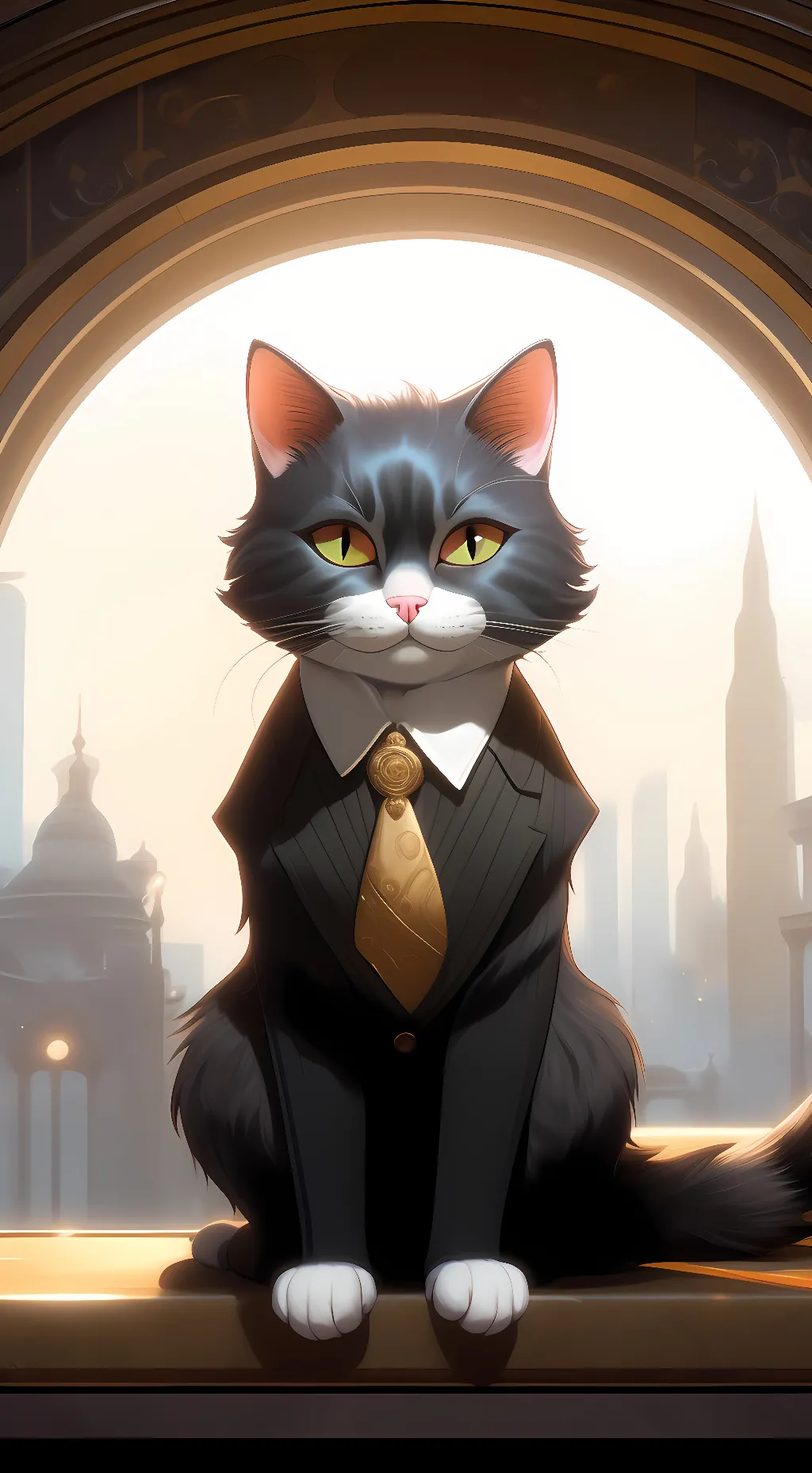ai character: Mr. Whiskers background