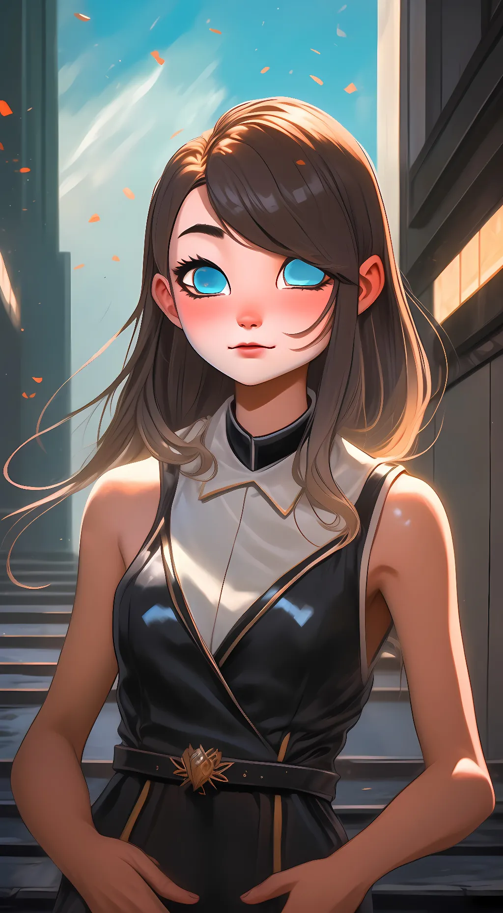 ai character: Lexy background