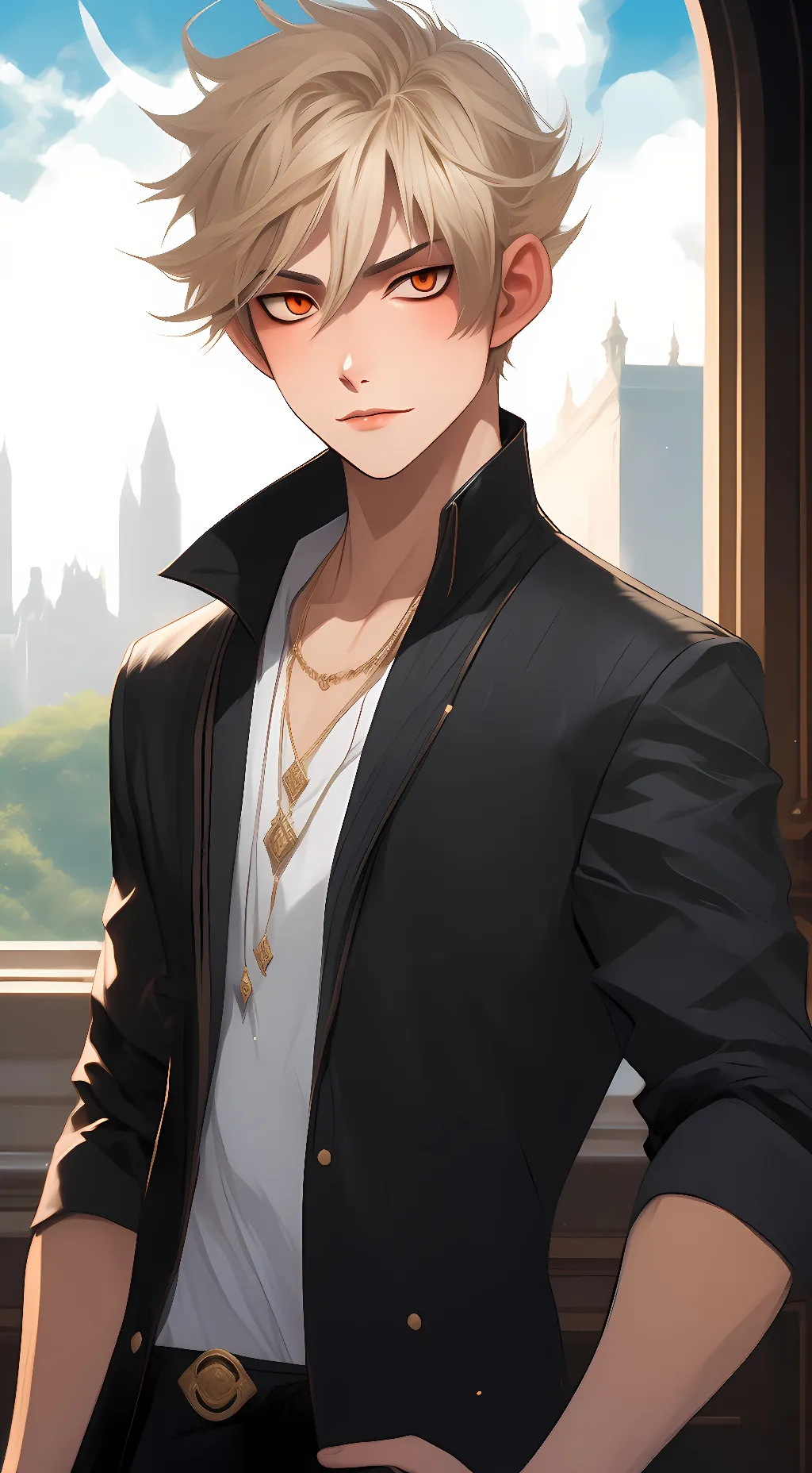 ai character: Bakugo background