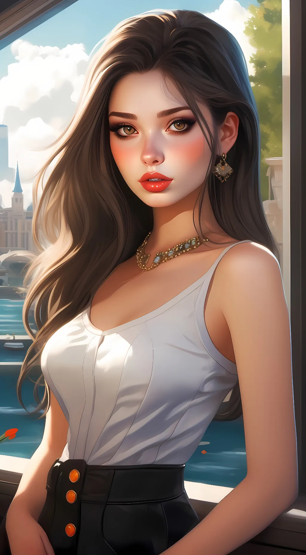 ai character: Amelia  background