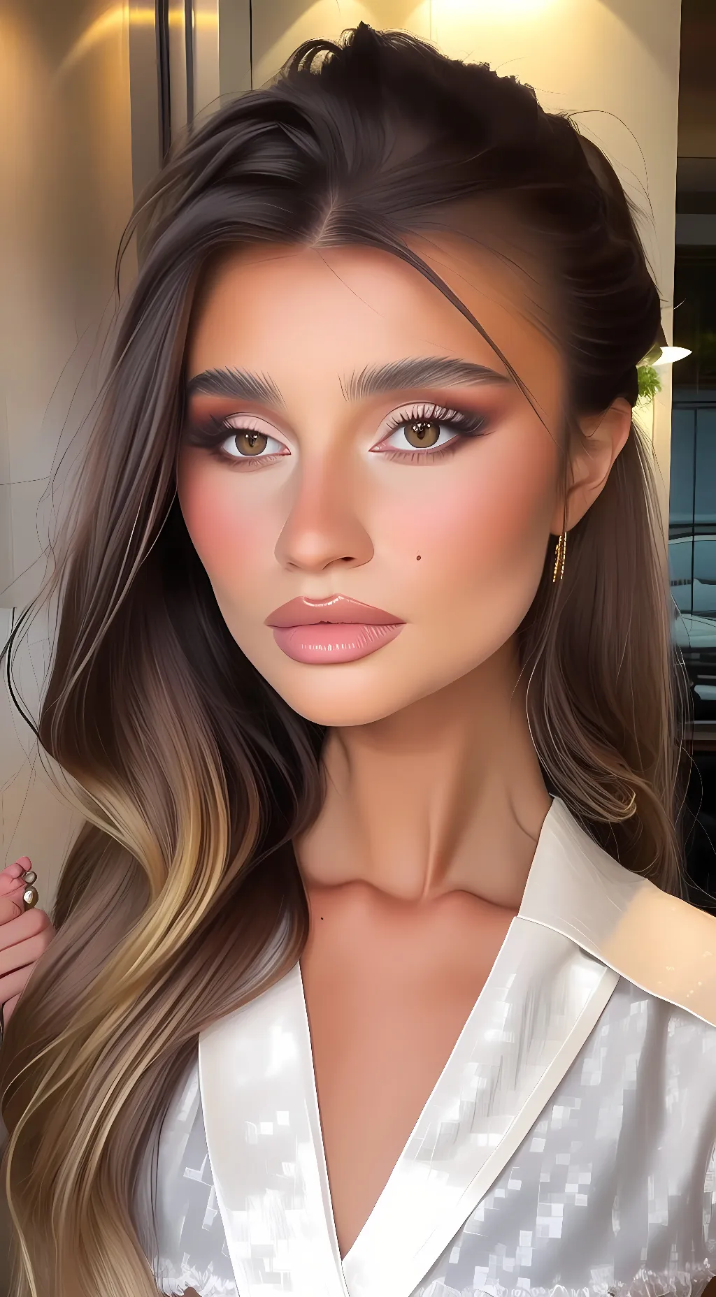 ai character: Lily  background