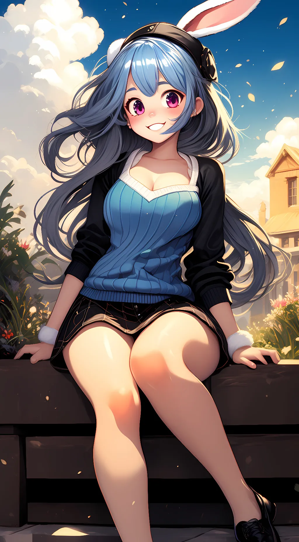 ai character: Fnia Bonnie background