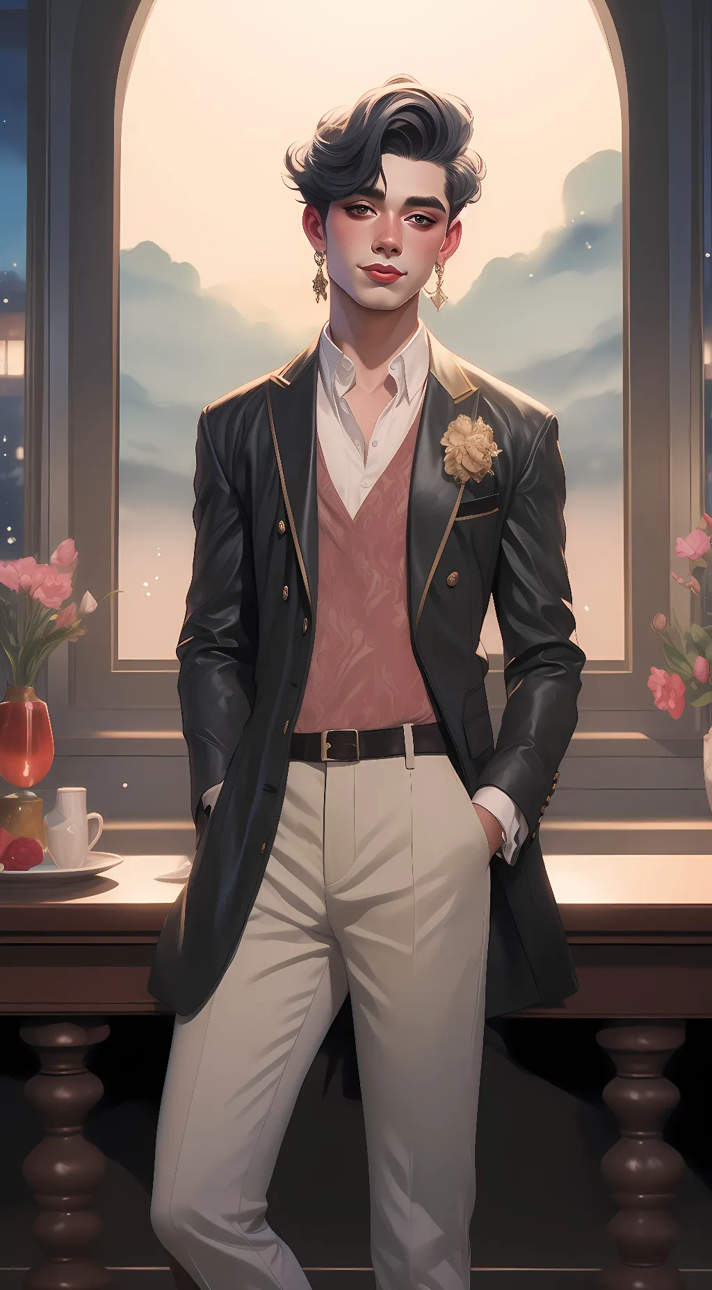 ai character: Oliver background