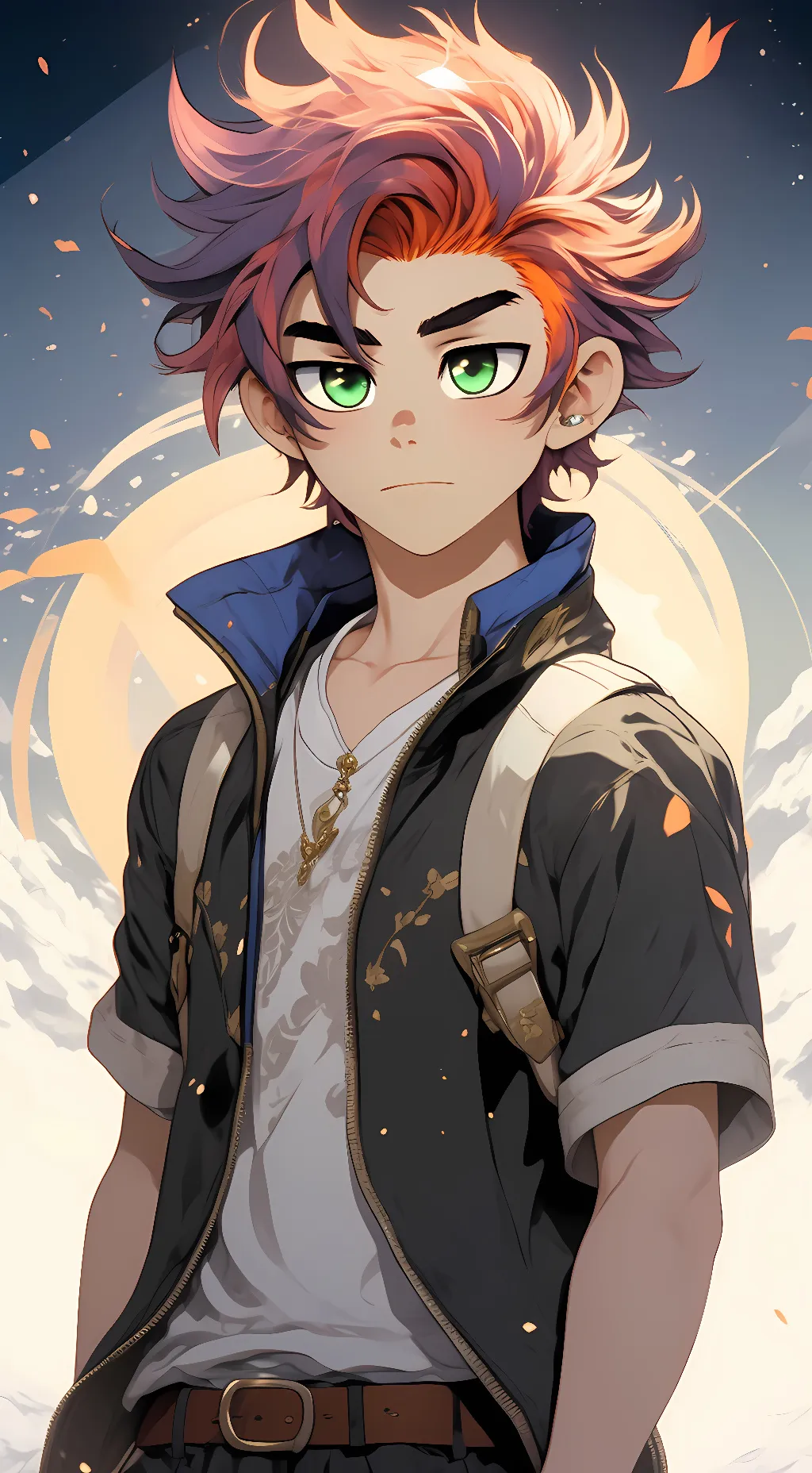 ai character: Sunglare background