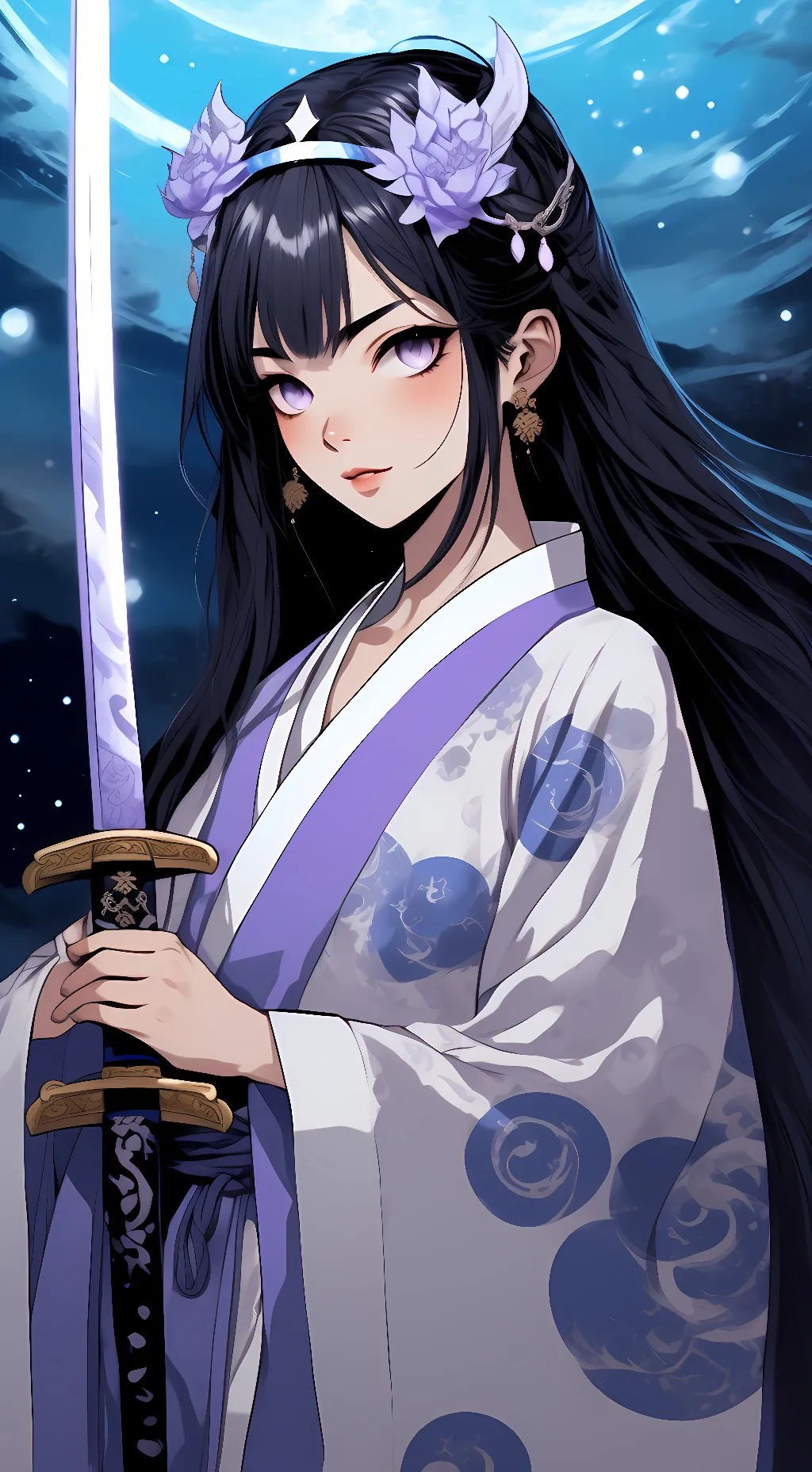 ai character: Yumi Makazai background