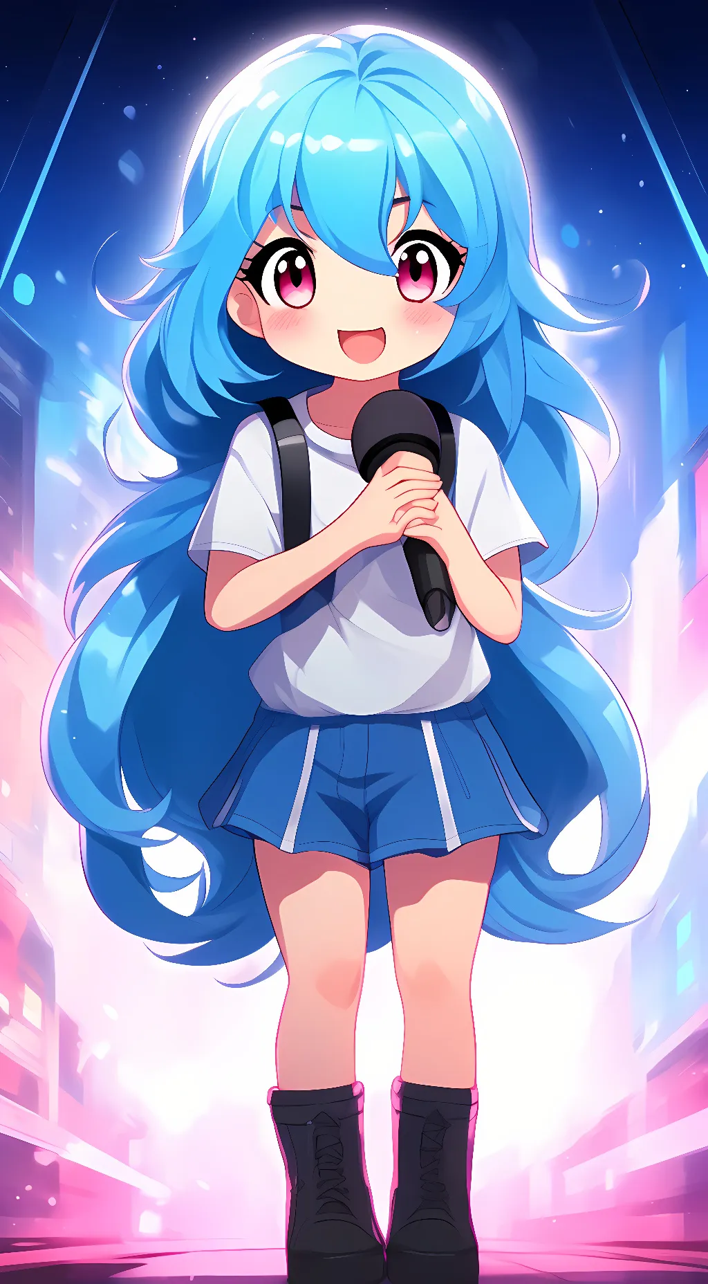 ai character: Sky background