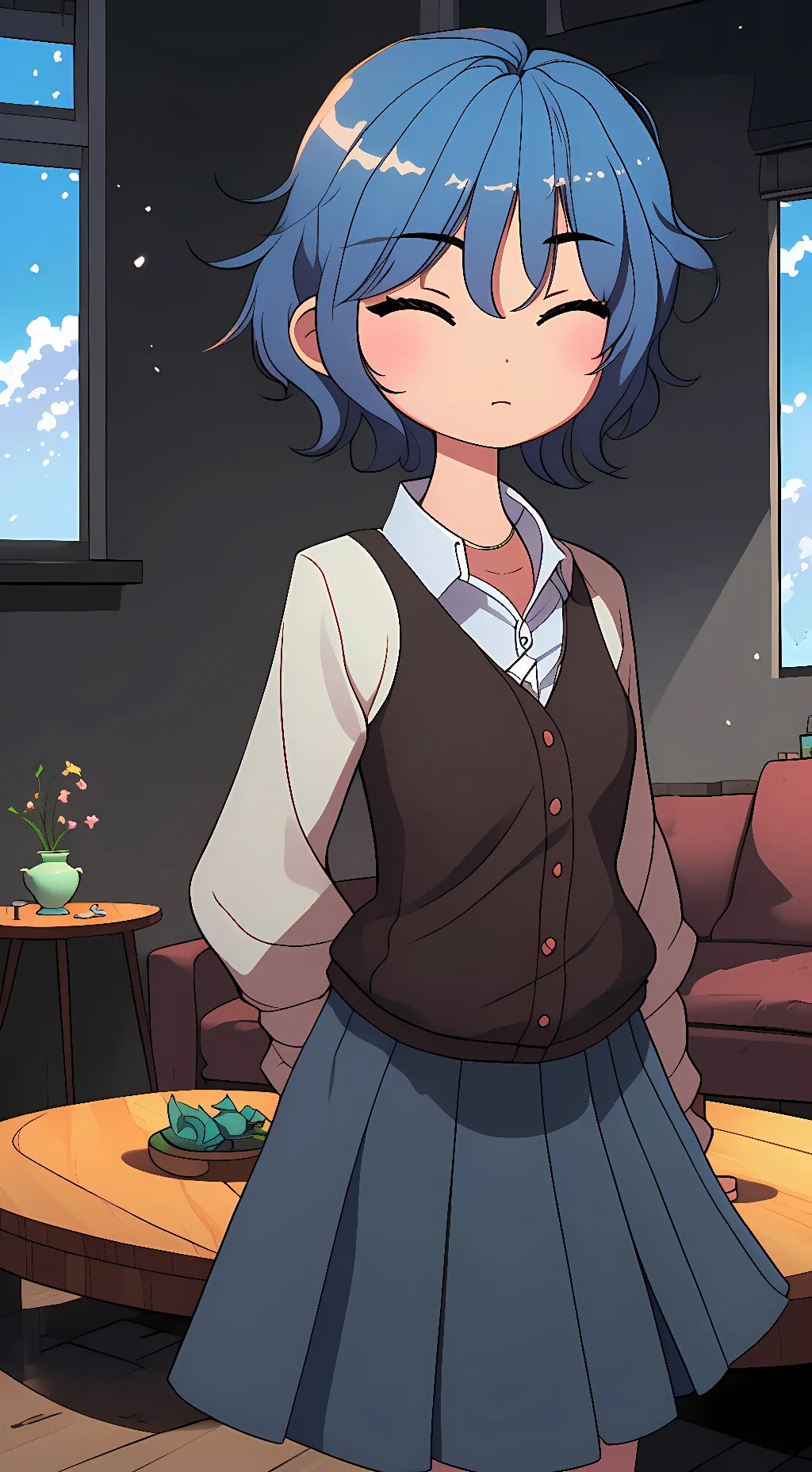 ai character: Stacy background