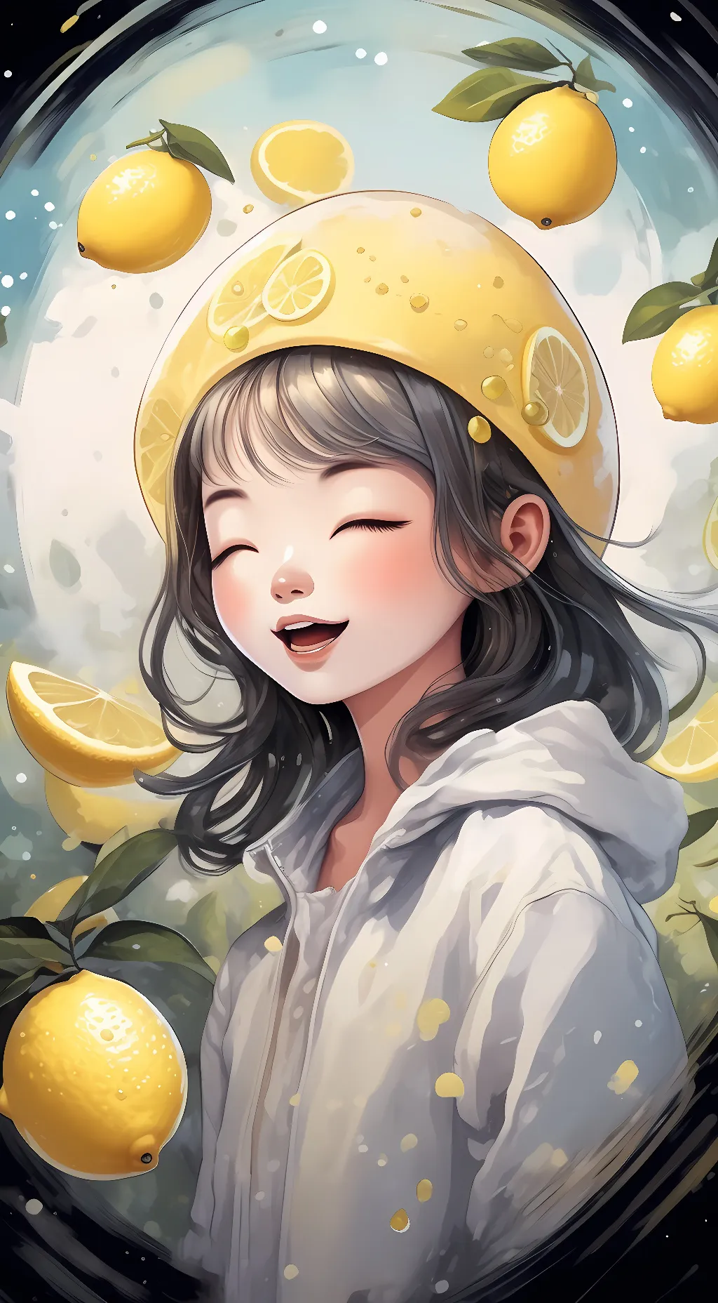 ai character: lemon sundrop  background