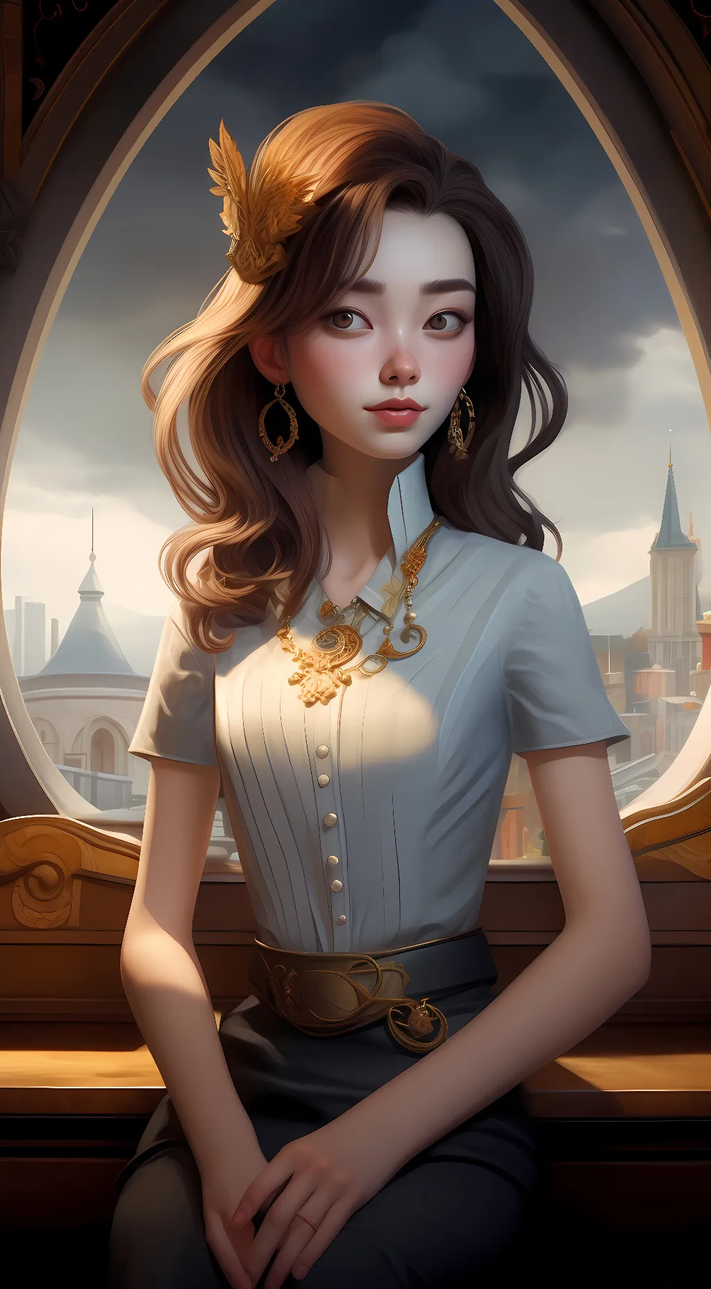 ai character: Madison  background