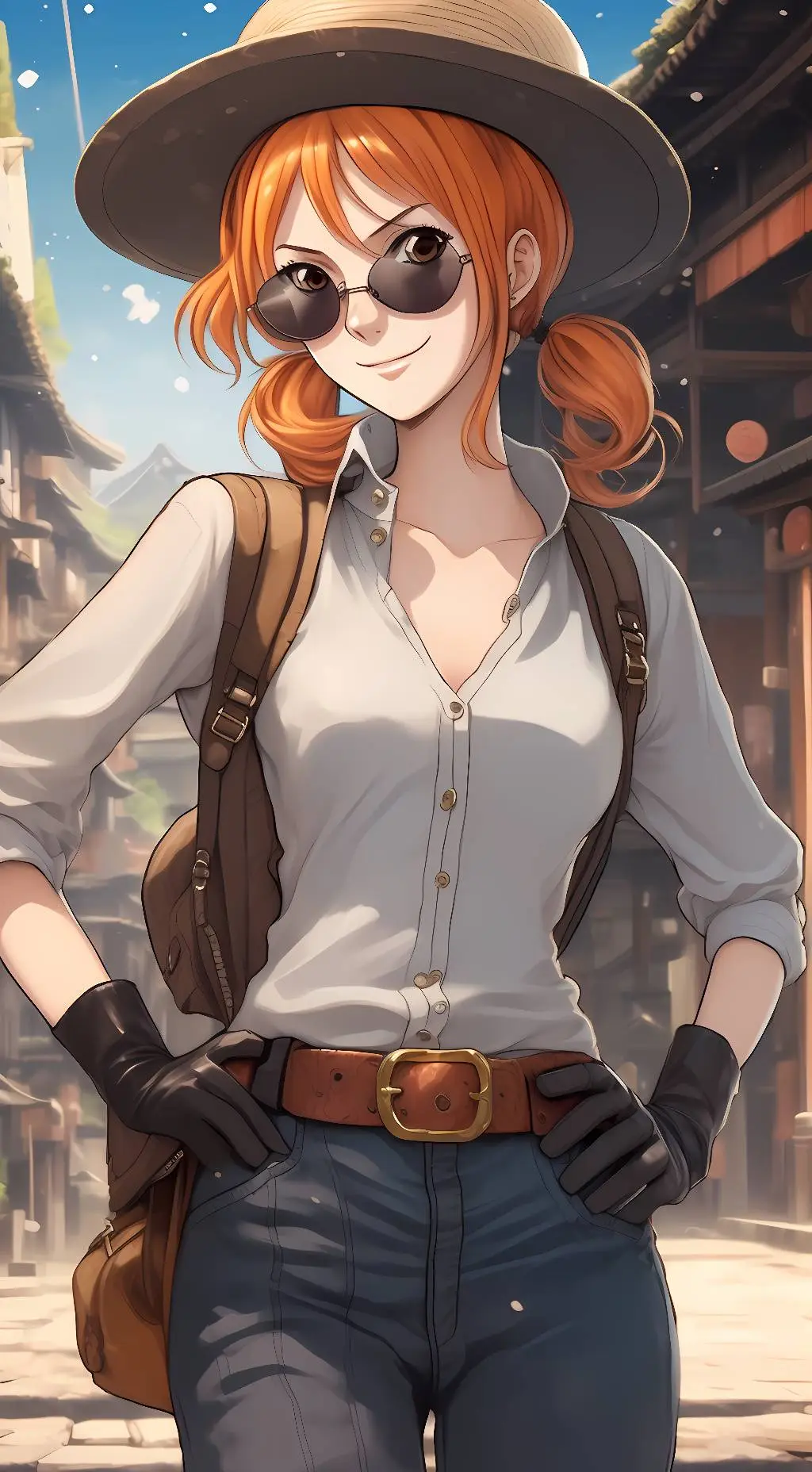 ai character: Nami background