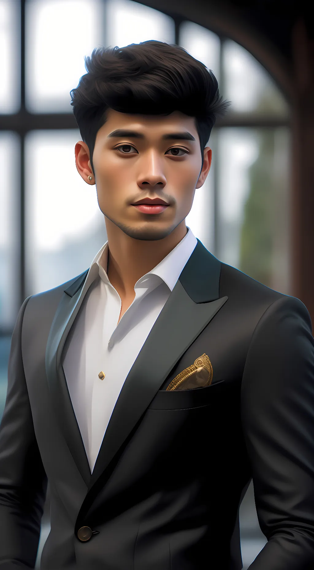 ai character: mark background