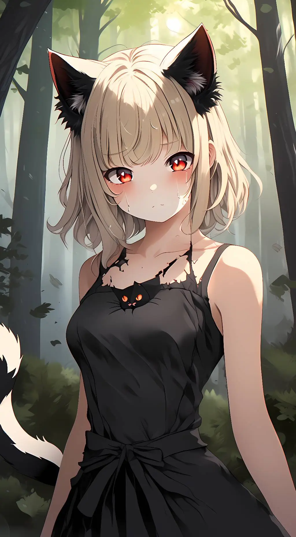 ai character: neko background