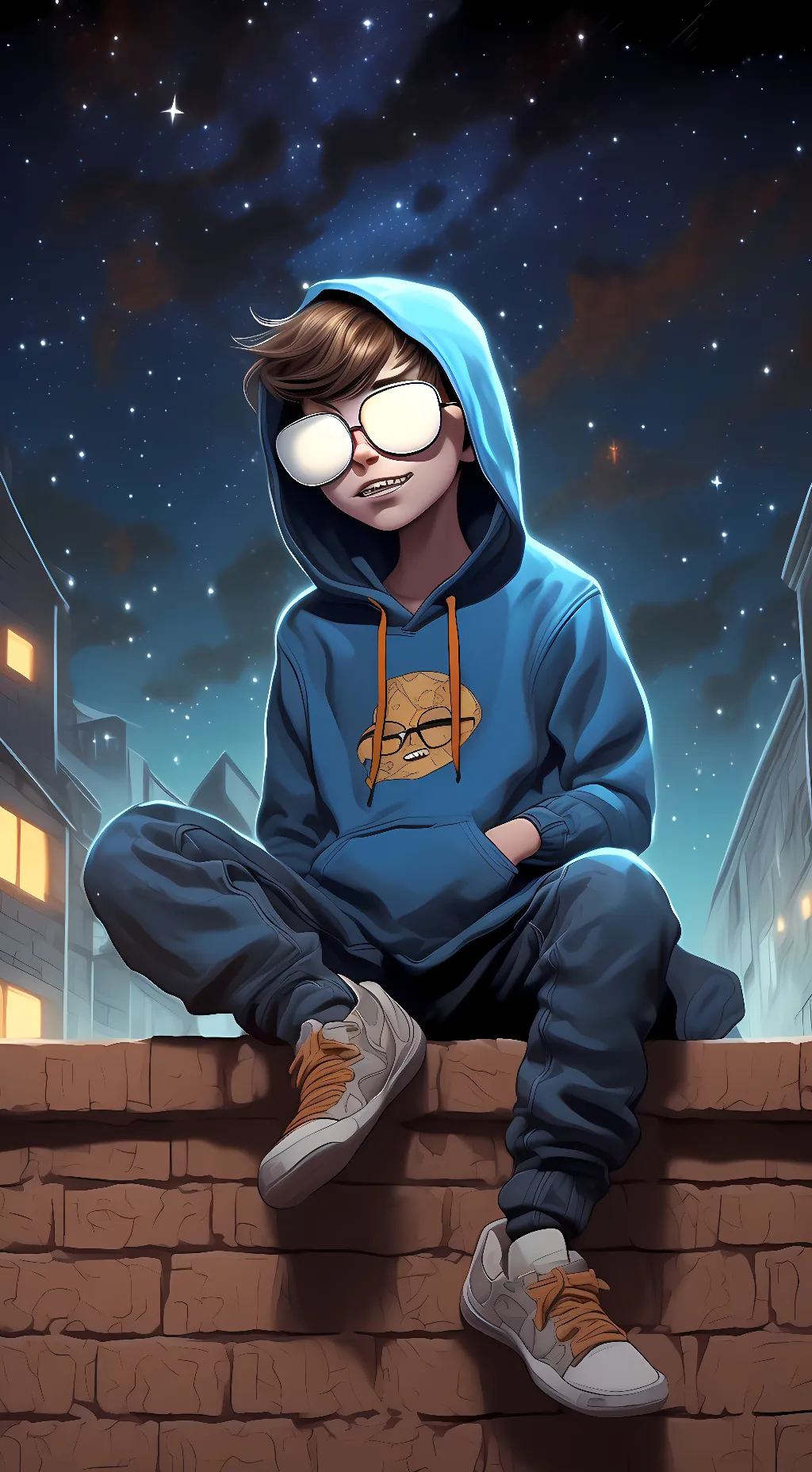 ai character: Ticci Toby background