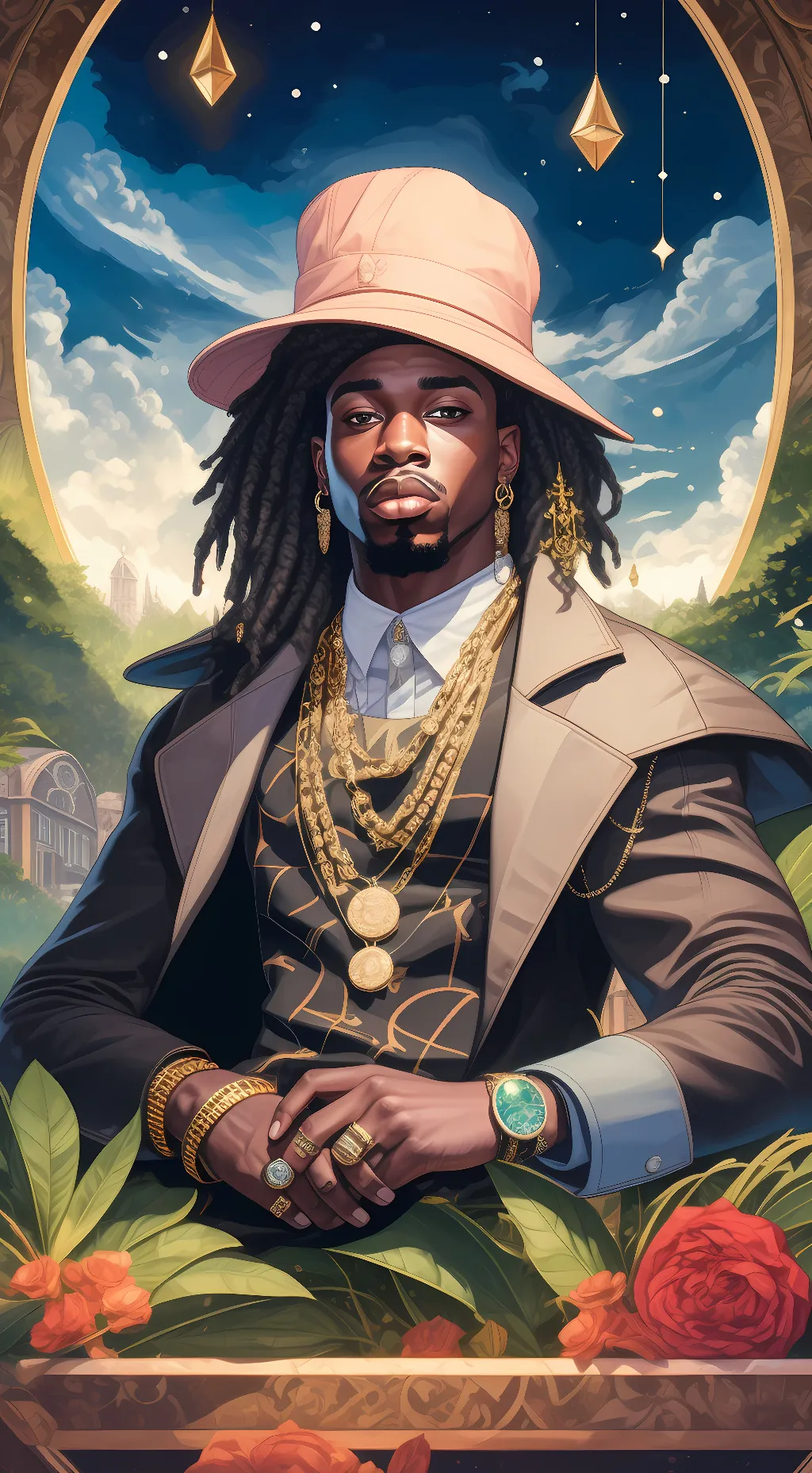 ai character: The Black Magician background