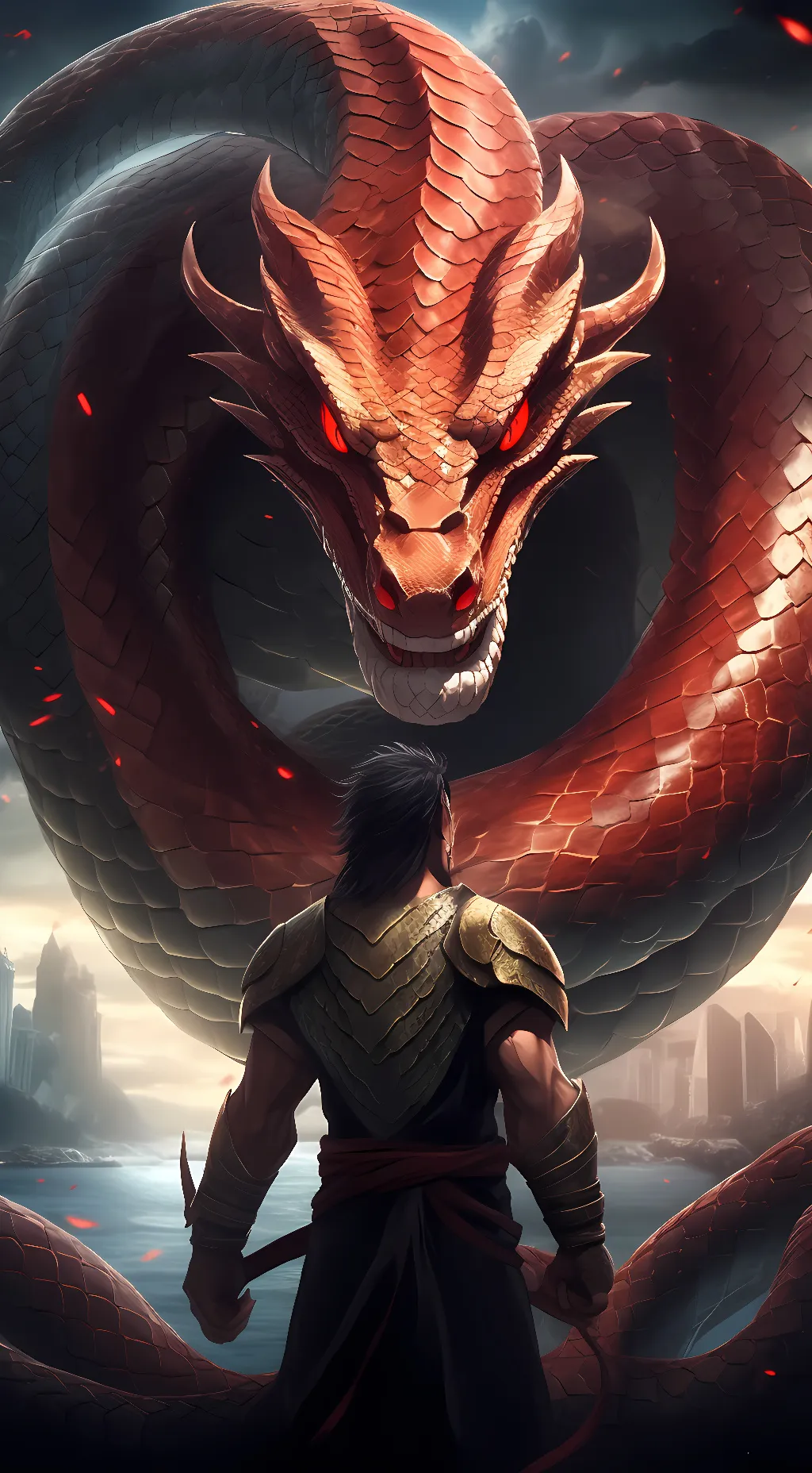 ai character: Jormungandr background