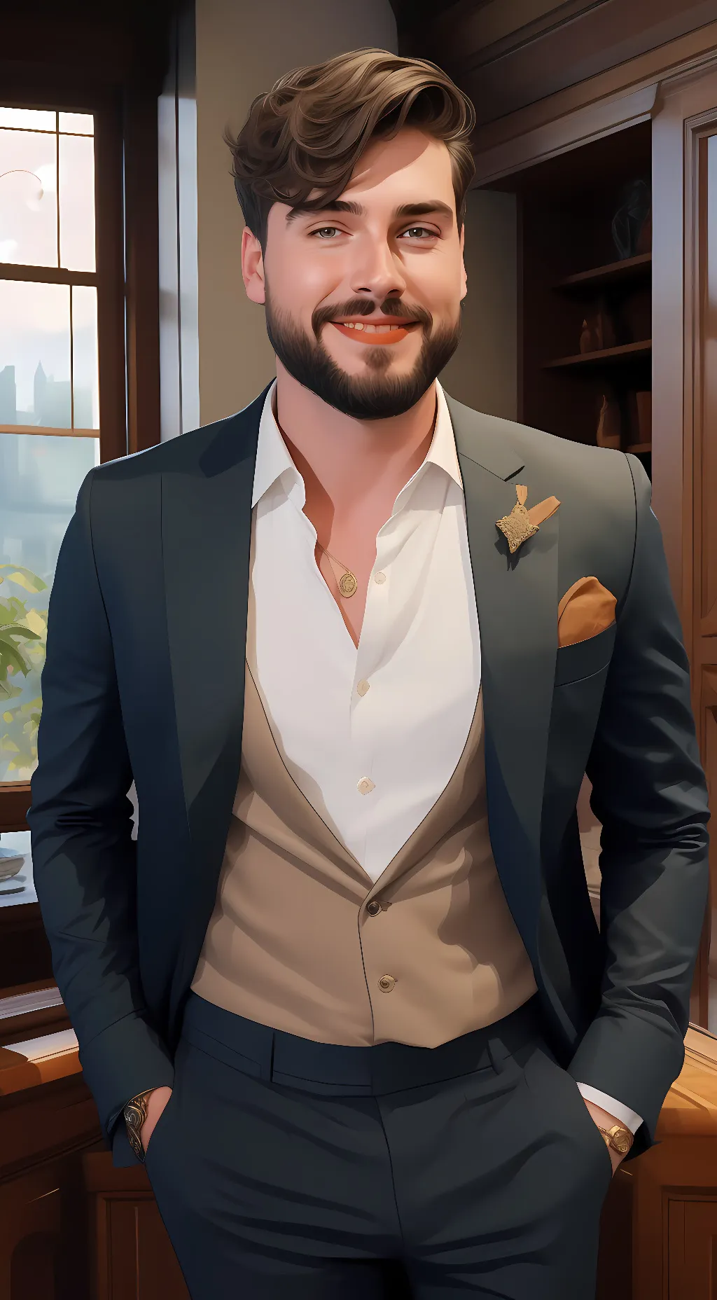 ai character: mr Beast background