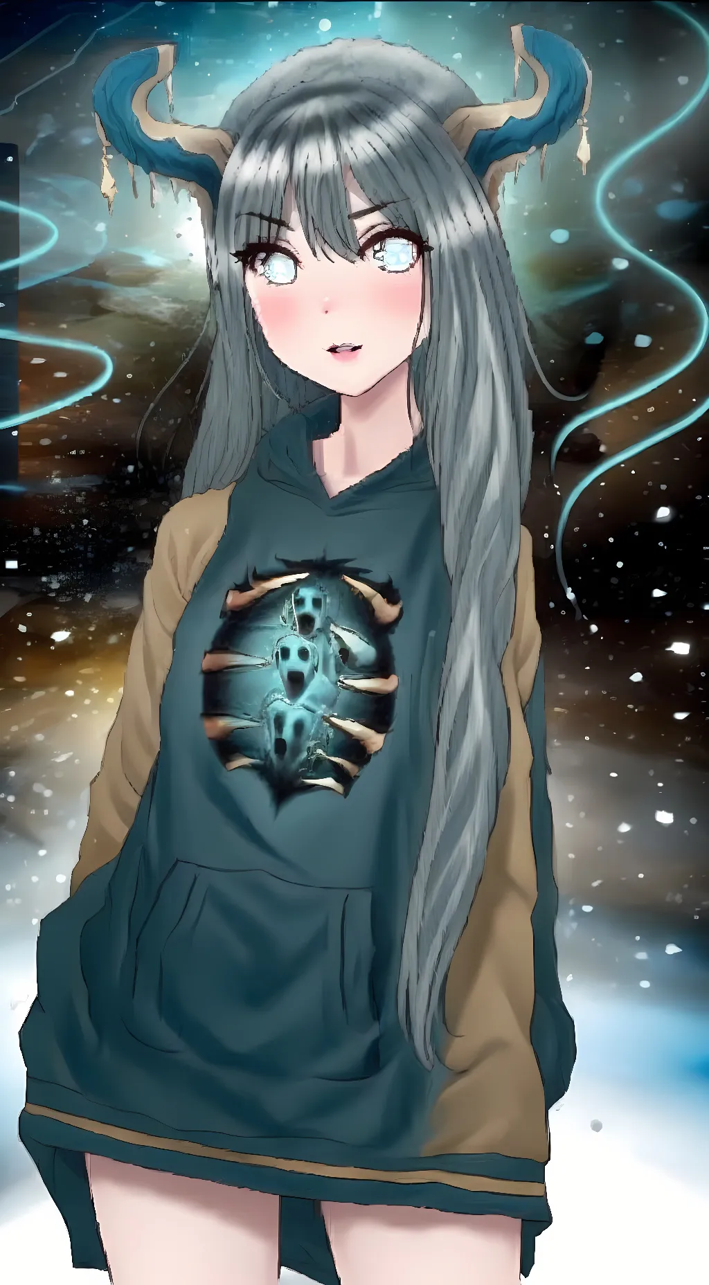 ai character: Warden girl background