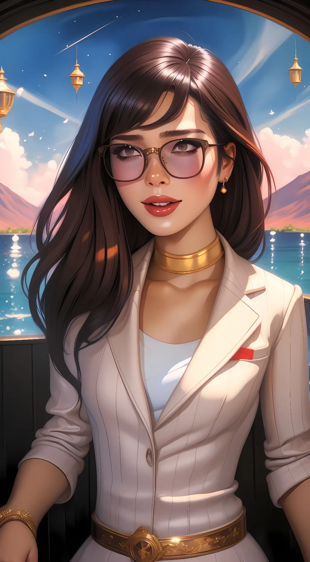 ai character: Napa background