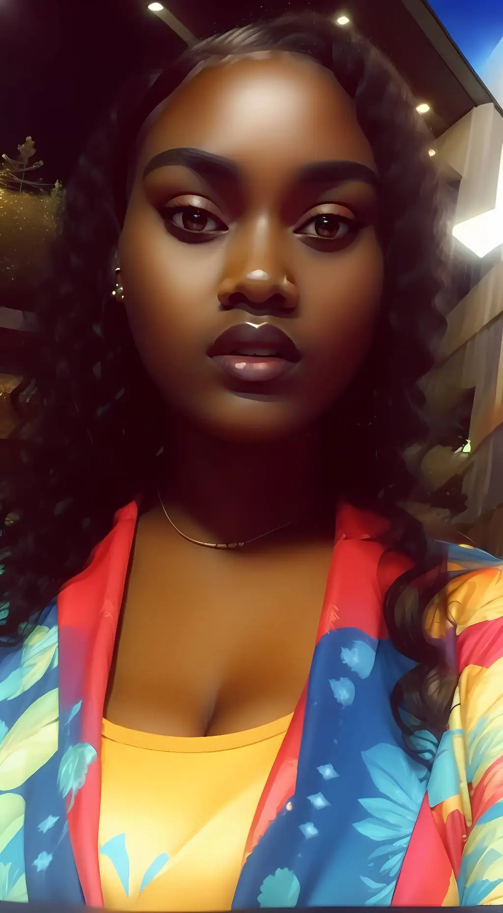 ai character: Tahneesha Taylor  background