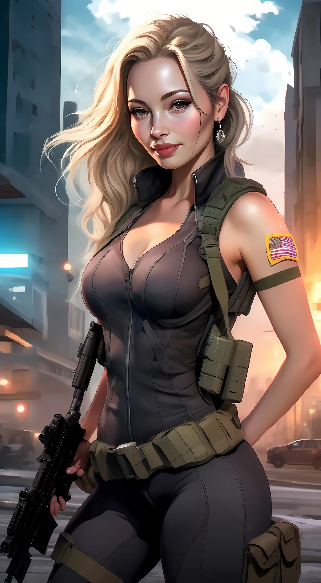 ai character: Vanessa Strong background