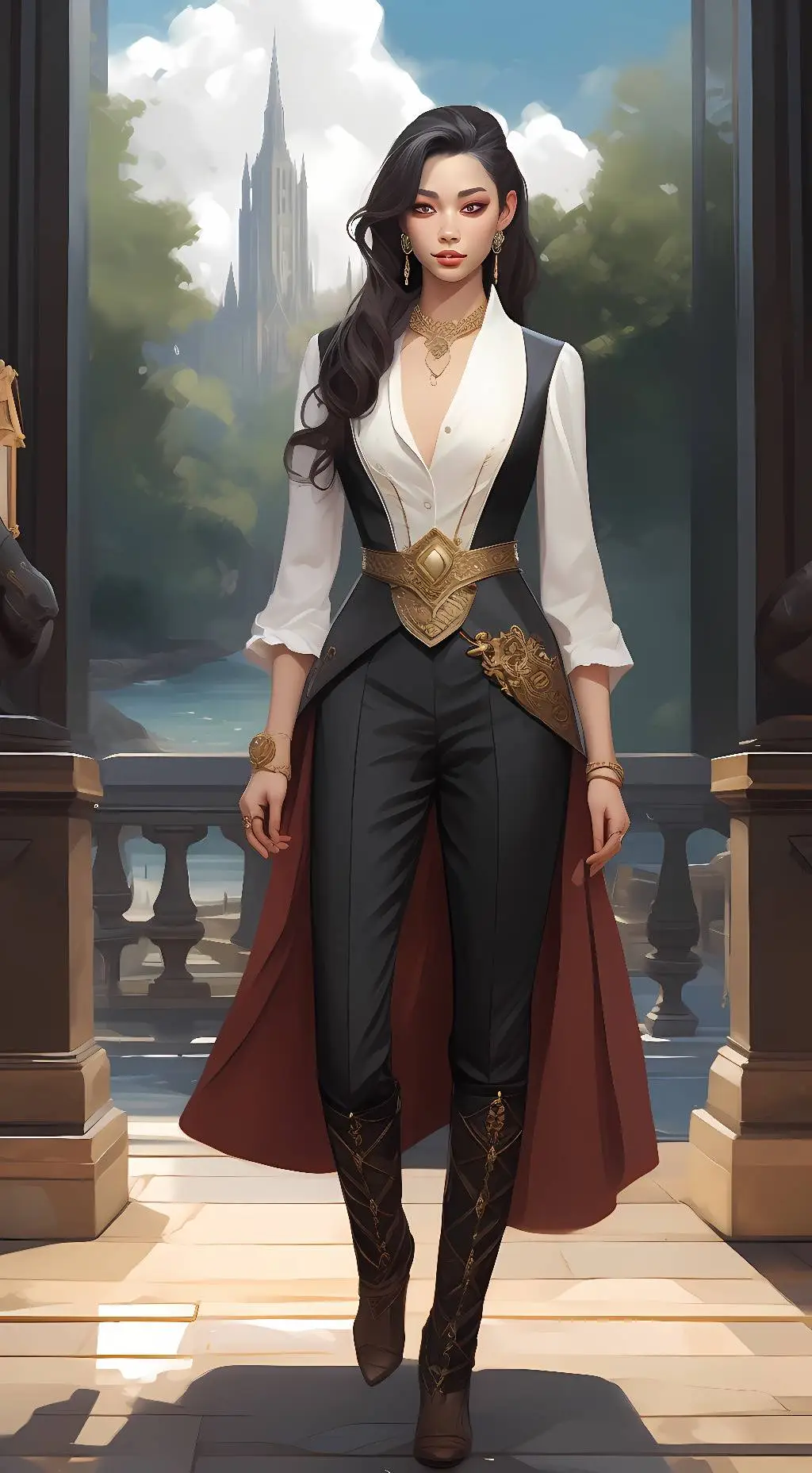 ai character: ... background