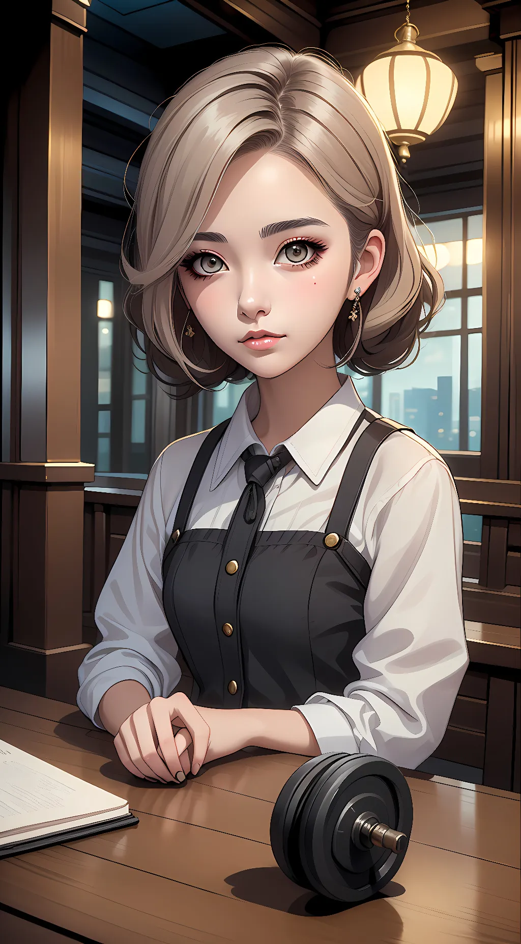 ai character: Hailey Crash background