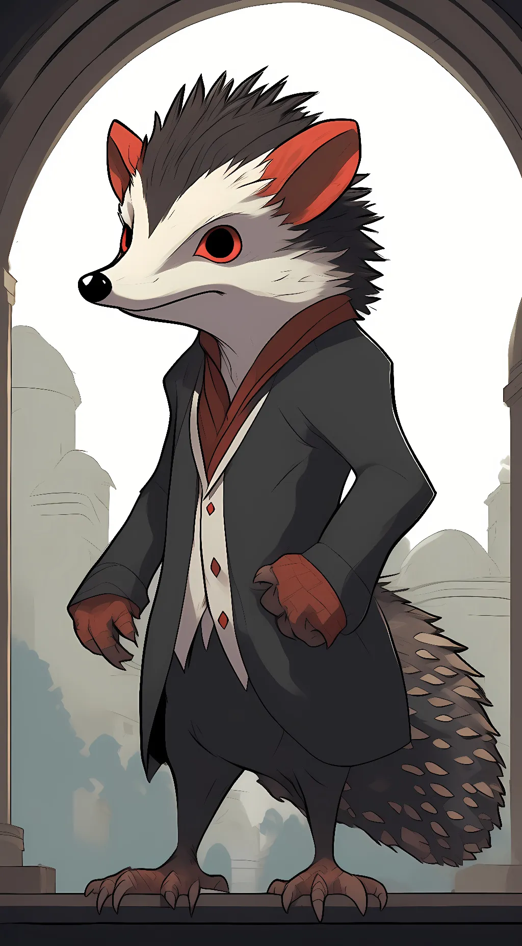 ai character: Shadow background