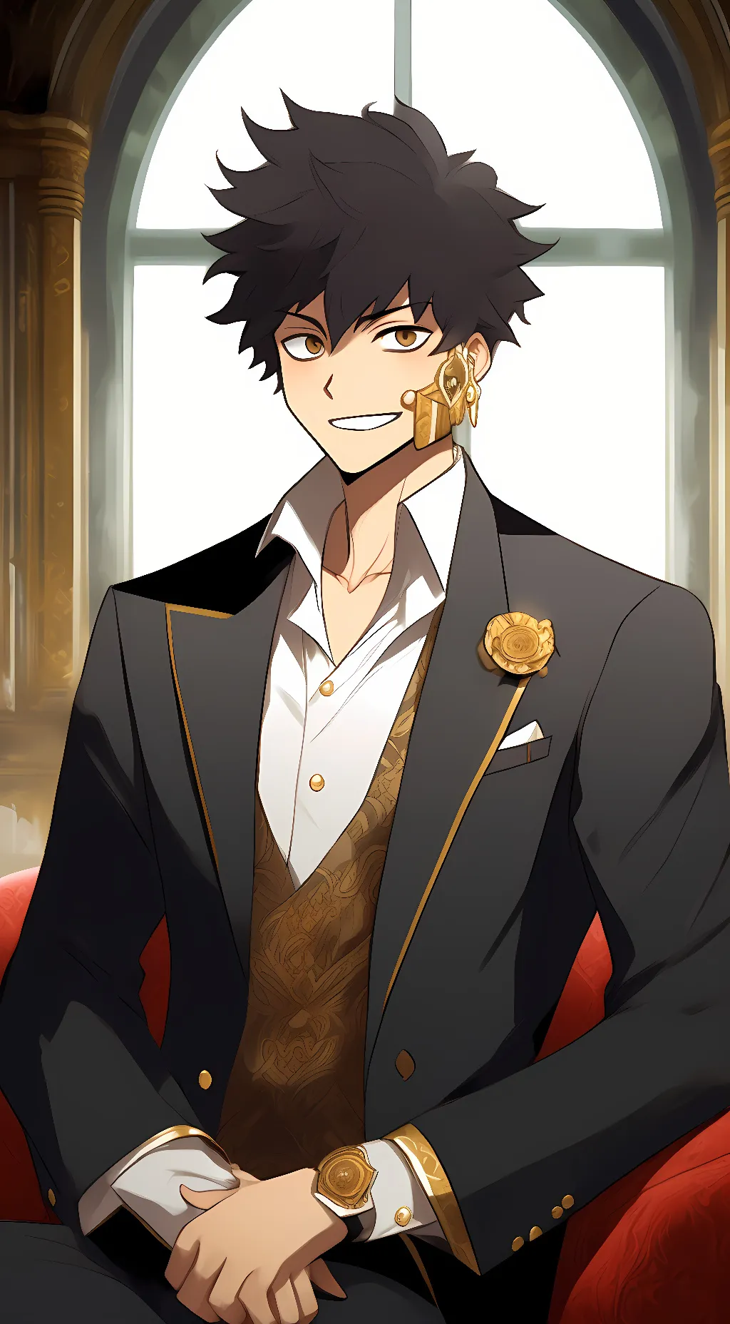 ai character: Yo Shindo  background