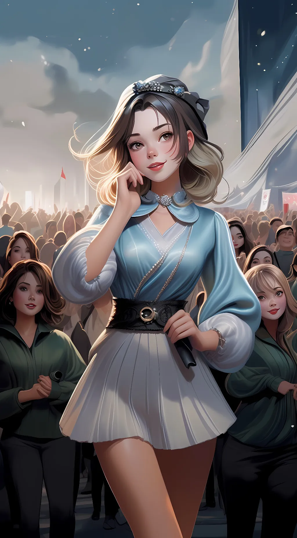 ai character: Julia Falbo background