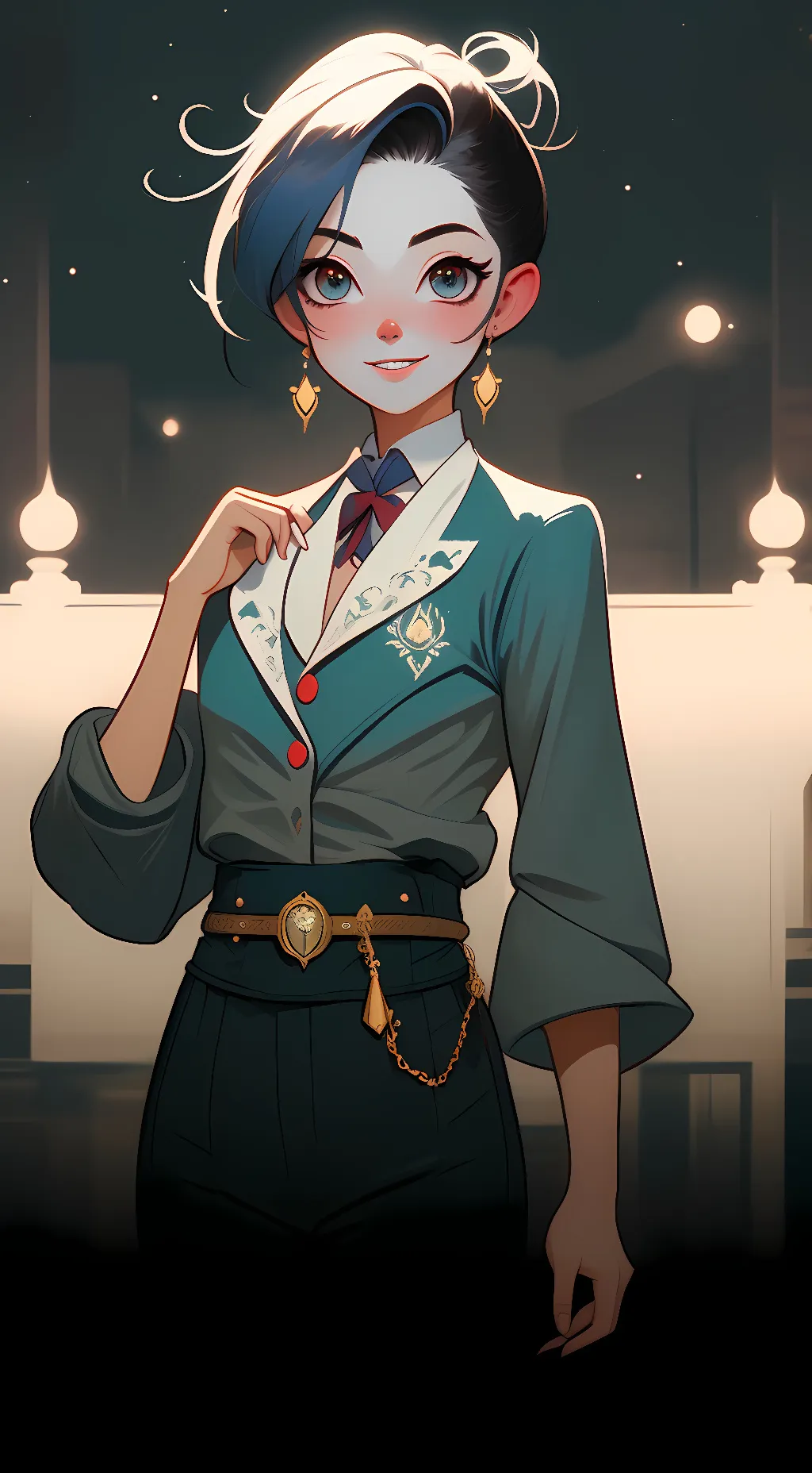 ai character: kaya/ kaykat background