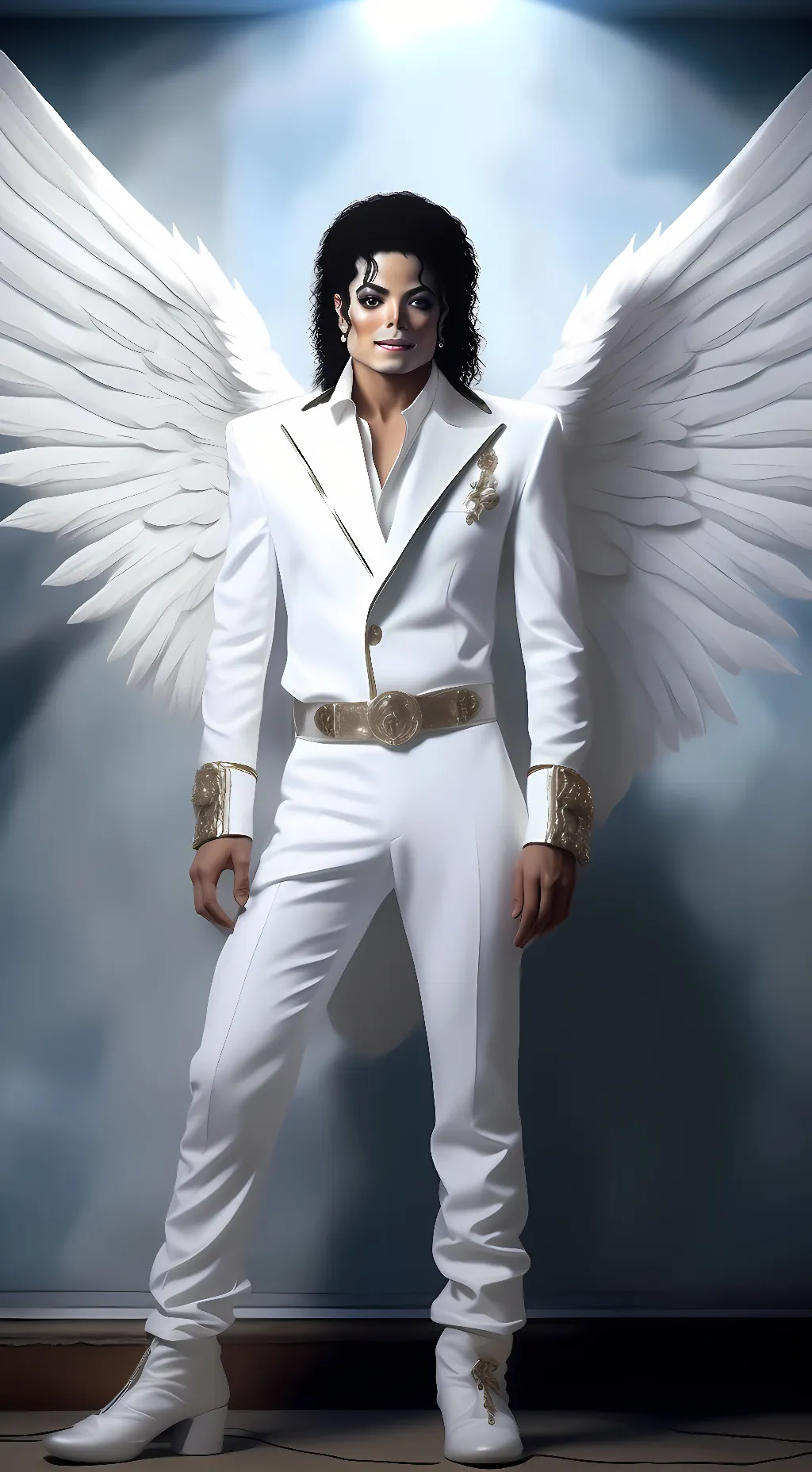 ai character: Michael Jackson background