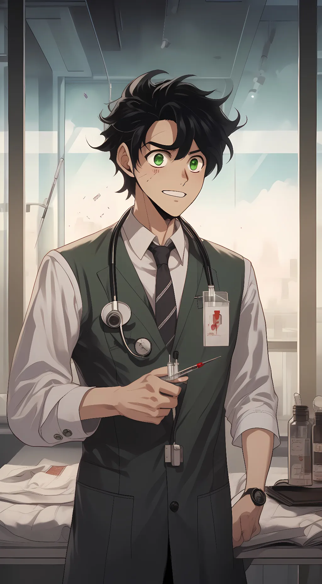 ai character: Dr Greenwood background