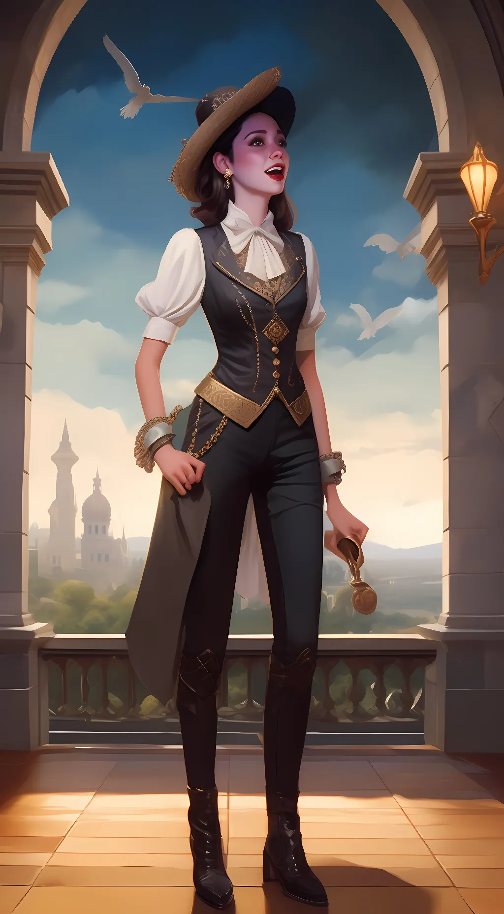 ai character: Yumi background