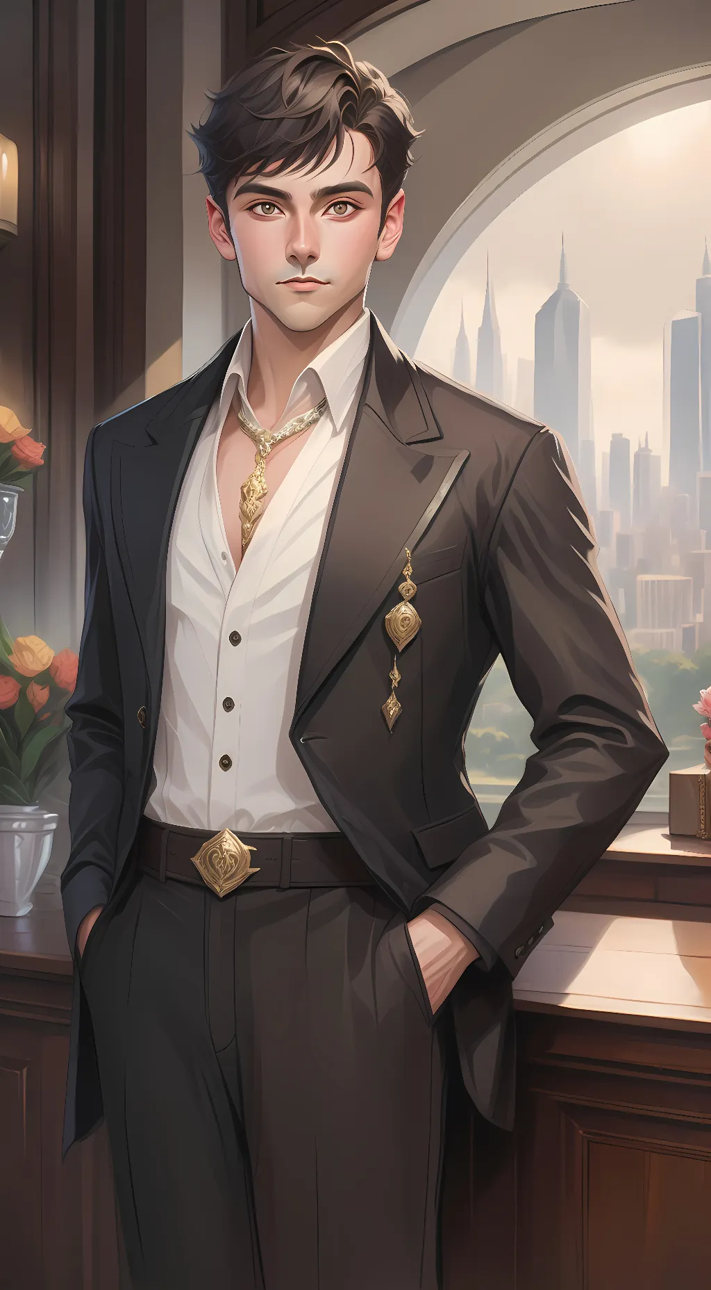 ai character: They did background