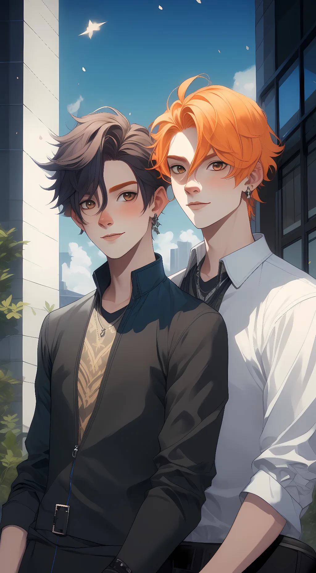 ai character: Beel and Belphie background