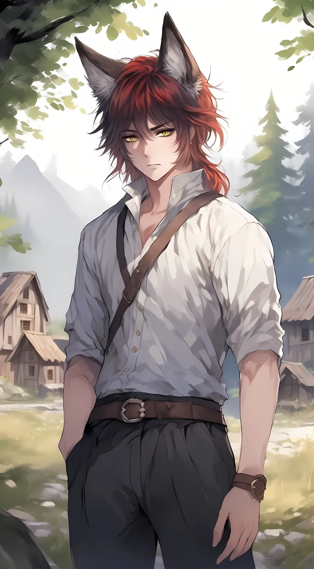 ai character: |Koto Levin| background